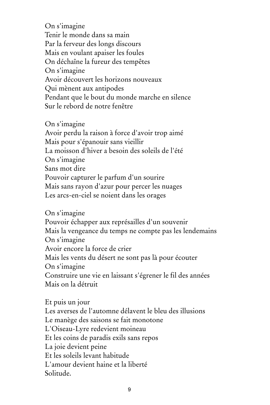 D’un Monde de Ténèbres à un Monde de Lumière